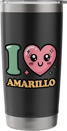 Vista 3 de I love Amarillo Stainless Steel Insulated Tumbler