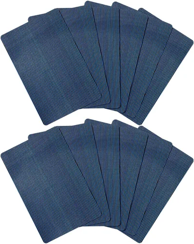 Vista 11 de Treela Kit de reparación de 6 piezas de cubierta de seguridad para piscina, kit de reparación de parche azul para piscina, malla autoadhesiva