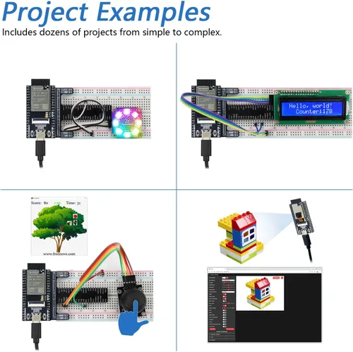 Vista 9 de Freenove ESP32 Kit ESP32 - Kit de inicio para cámara