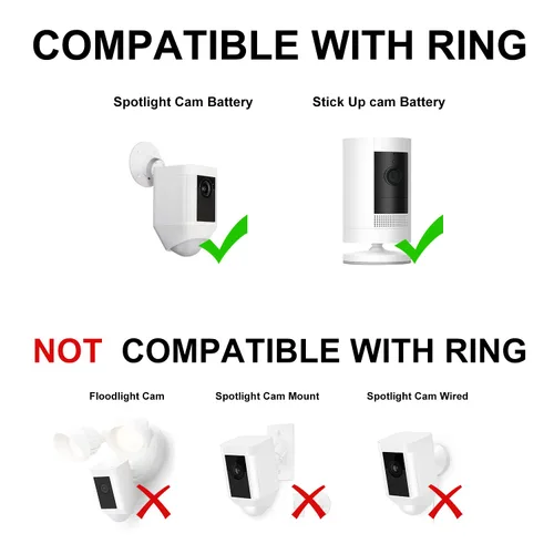 Vista 2 de Cable de carga de alimentación compatible con la batería de la cámara Stick Up y la batería de la cámara Spotlight, cable de carga de 10 pies