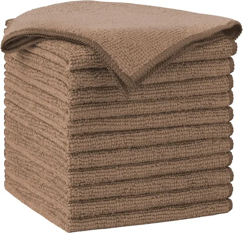 Vista 19 de AIDEA Paquete de 8 paños de limpieza de microfibra, toallas de microfibra suave para automóviles, trapos de limpieza absorbentes, sin pelusas, sin
