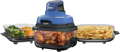 Vista 2 de Ninja CRISPi - Sistema de cocina portátil de vidrio 5 en 1 para freír