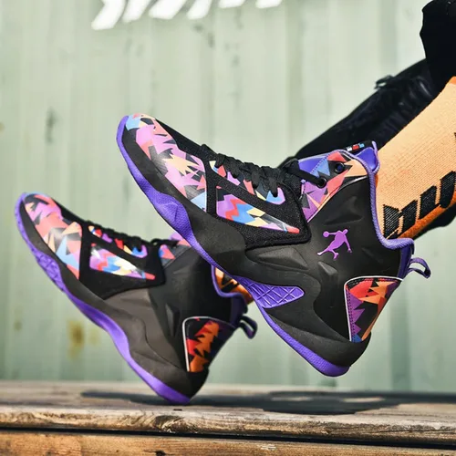 Vista 7 de Ucilxi Nuevos zapatos de baloncesto de moda tejida voladora