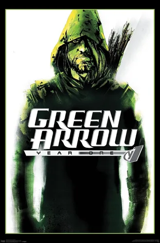 Vista 11 de Trends International DC Comics - Póster de pared con diseño de flecha verde, año uno, 14.725 x 22.375 pulgadas, versión enmarcada de madera