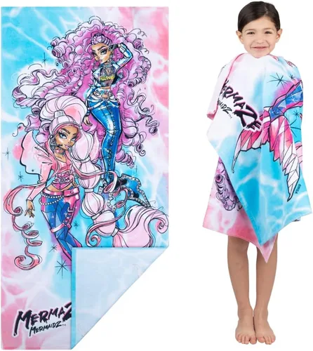 Vista 17 de Barney Classic - Toalla de baño de algodón súper suave para niños, 58 x 28 pulgadas, (producto oficial con licencia) Franco