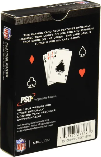 Vista 2 de Juego de cartas NFL, Talla estándar