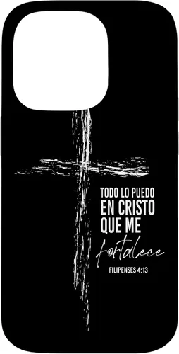 Vista 17 de Regalos Cristianos Versos Filipenses 4 13 Christian Spanish - Carcasa para iPhone 17