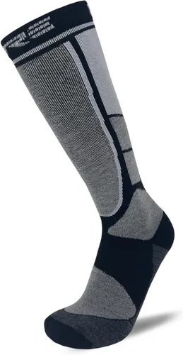 Vista 2 de Pure Athlete Calcetines de esquí fabricados en Estados Unidos, calcetines ligeros de lana de alpaca para el invierno para esquí