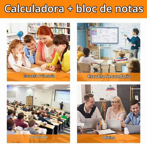 Vista 7 de Calculadora científica con tableta de escritura LCD para la escuela
