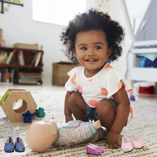 Vista 5 de yijing Accesorios para muñecas, seis pares de zapatos de muñeca de 18 pulgadas, adecuados para muñecas de 18 pulgadas (más de 3 meses)