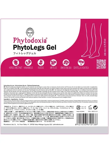 Vista 4 de PhytoLegs Gel – Gel cosmético para el cuidado de piernas cansadas y pesadas – Ayuda a que las piernas se sientan más ligeras y mejora la apariencia