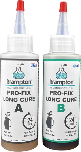 Vista 9 de Brampton PRO-FIX - Epóxido de golf de larga duración, vida útil completa de 20 minutos, extra fuerte, resistente a impactos, kit de pegamento epoxi