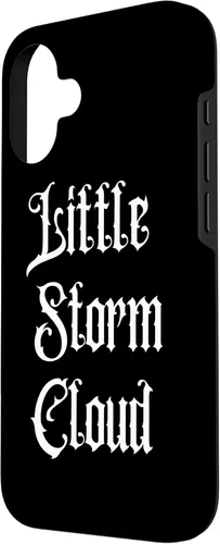 Vista 2 de Funda para iPhone 16 Little Storm Cloud, MIÉRCOLES DARK FAMILY GOTHIC HUMOR