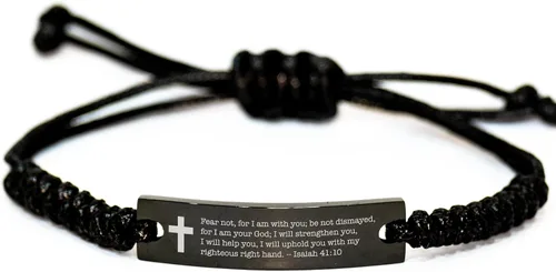 Vista 7 de Pulsera con versículo bíblico, joyería cristiana, regalo religioso, pulsera de Cristo Jesús, regalo cristiano bendito