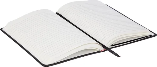 Vista 2 de Amazon Basics - Cuaderno clásico de tapa dura con rayas, 24 paquetes, 240 páginas, 5 x 8.25 pulgadas, color negro