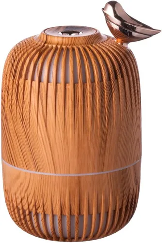Vista 6 de Lindo humidificador de niebla fría para dormitorio/escritorio/oficina, pequeño humidificador personal de escritorio con 2 modos de niebla, 7 luces