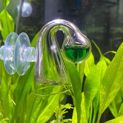 Vista 5 de ny CO2 Drop Glass Checker Acuario Fish Tank Monitor Indicador CO2 para acuarios de peceras plantadas