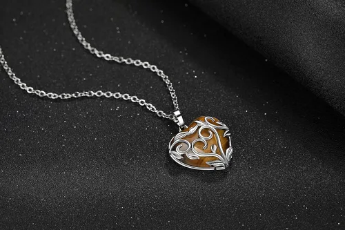 Vista 4 de XIANNVXI Collar para mujer, Piedra