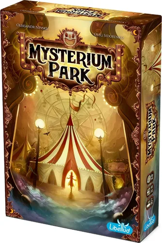 Vista 7 de Asmodee Juego de mesa Mysterium Park: descubre secretos oscuros en un encantador escenario de carnaval, misterio cooperativo para niños y adultos, a