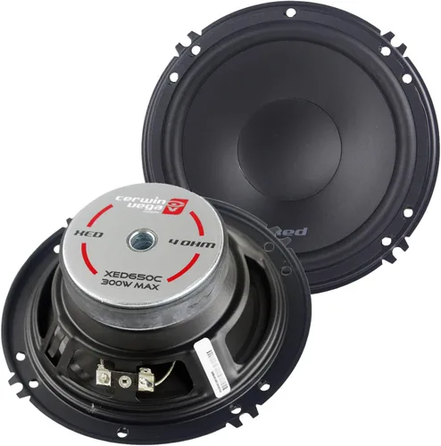 Vista 3 de 2 pares Cerwin-Vega XED650C 6.5 "300W 2 vías sistema de altavoces componente Tweeter Crossover