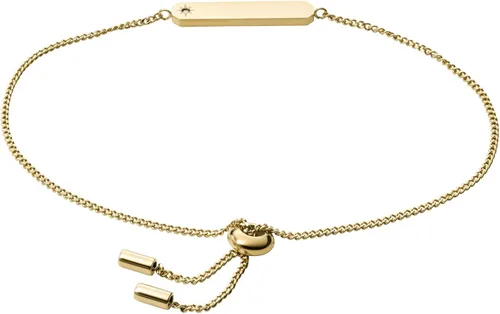 Vista 2 de Fossil Pulsera de regalo personalizada grabable de acero inoxidable para mujer