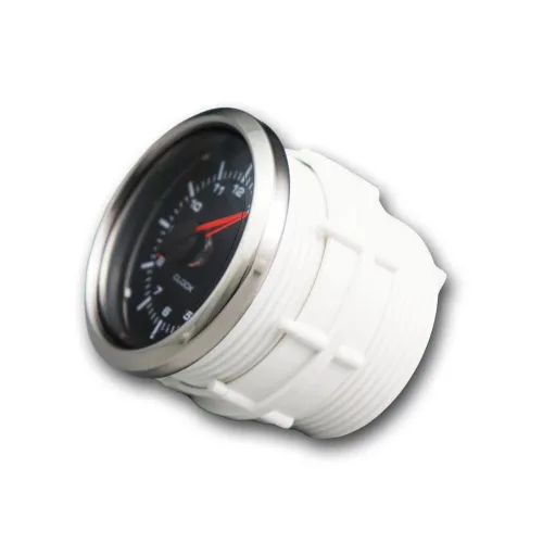 Vista 3 de MOTOR METER RACING Serie MGS 52mm 2-1/16" Medidor de Reloj Eléctrico 0~12 Horas Formato Dial Negro LED Blanco Retroiluminado Impermeable 0~12 Hour
