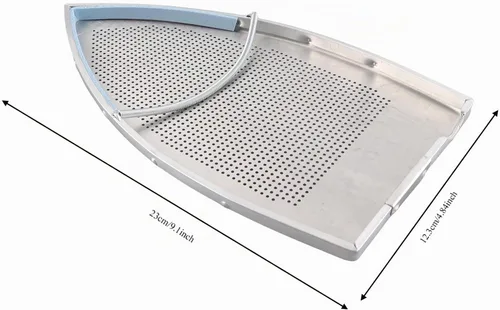 Vista 2 de Protector de placa antiadherente para zapatos de hierro, 9.1 x 4.8
