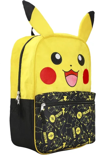 Vista 2 de Pokemon Pikachu Character - Mochila de 16 pulgadas, Multicolor, talla única Se ajusta a la mayoría