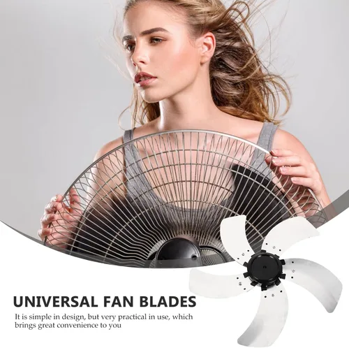 Vista 9 de LIFKOME Palas de ventilador de piso Soporte de aspas de ventilador 5 hojas s reemplazo para piezas de reparación de accesorios Hojas eléctricas