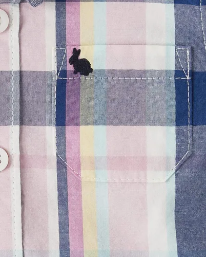 Vista 3 de Gymboree Conjunto de body de manga larga y pantalones cortos chinos para bebé