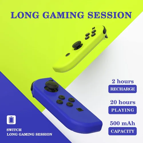 Vista 4 de FRGDOT Joy Cons Controller for Switch,Left and Right Switch Controllers Compatible for Switch Joycons with Dual Vibration Support Wake up and