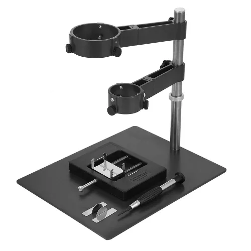 Vista 3 de Soporte de abrazadera de aire caliente, abrazadera para pistola de aire caliente, herramientas de reparación de pistolas de soldadura surtidos