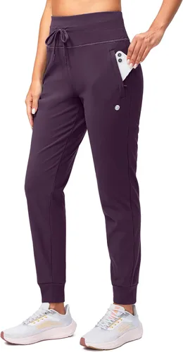 Vista 59 de G Gradual Pantalones deportivos con forro polar para mujer, de cintura alta, resistentes al agua, térmicos, para invierno, correr, senderismo