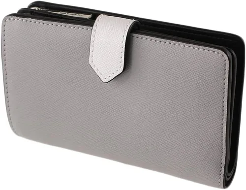 Vista 5 de Kate Spade New York Staci - Cartera plegable compacta mediana con bloques de color (Nimbus Grey), Cartera plegable