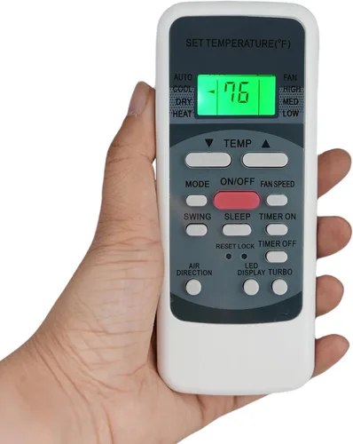 Vista 7 de Mando a distancia de repuesto compatible con MrCool Midea Aire acondicionado remoto RG51F/EU1 RG51F1/EU1 RG51F3/EU1