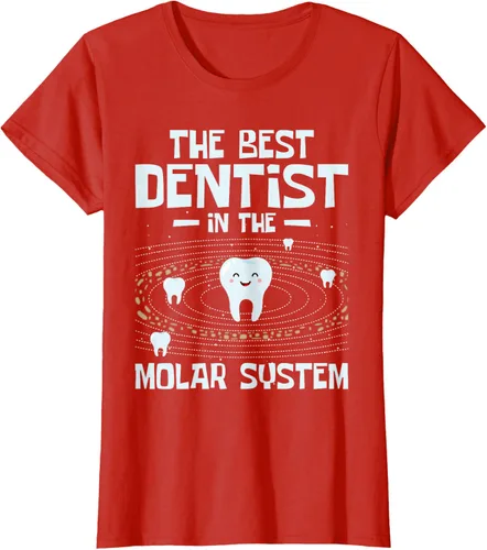 Vista 46 de El mejor dentista - Molar Teeth Dental Odontología DDS Camiseta Negro