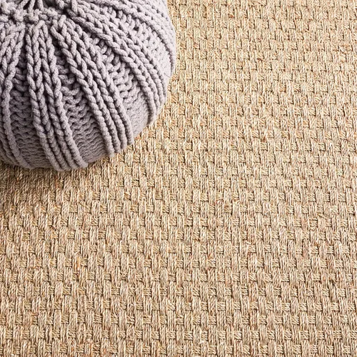 Vista 7 de SAFAVIEH Natural Fiber Collection NF114P - Alfombra de pasillo, 2 pies 6 pulgadas x 8 pies, natural y gris, hierba marina, patrón de tejido