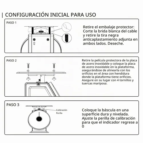 Vista 6 de Tada Báscula mecánica de cocina y alimentos resistente de 44 libras / 20kg