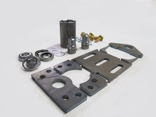 Vista 7 de Kit de cubo y husillo para portadores de neumáticos - Montaje lateral de doble cizalla