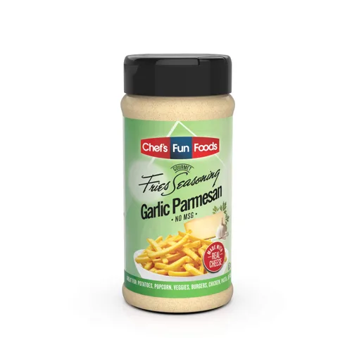 Vista 8 de Gourmet Fries Seasonings Botella, queso cheddar, 9 onzas