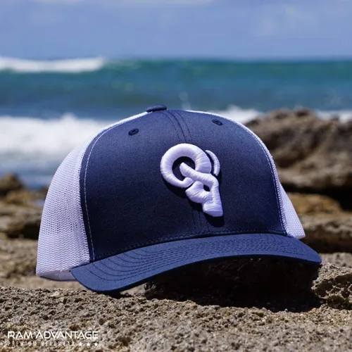 Vista 5 de RAM ADVANTAGE Gorra de camionero Gorra de malla de dos tonos de alta calidad, duradera y cómoda