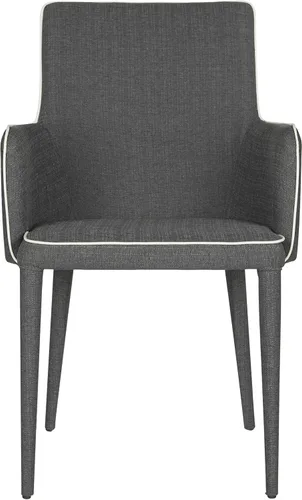 Vista 9 de SAFAVIEH Home Collection Summerset Mid-Century - Silla moderna con brazos blancos