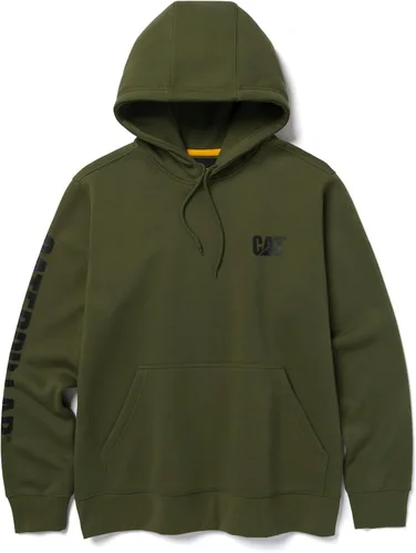 Vista 20 de CAT Workwear Sudadera con Capucha Caterpillar Trademark Banner para Hombre Negro