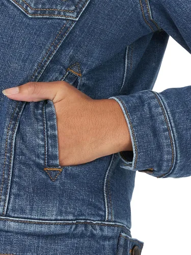 Vista 4 de Wrangler Chaqueta retro con forro de sherpa para mujer