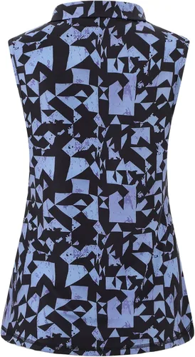 Vista 3 de Viracy Camiseta sin mangas con cremallera para mujer, de secado rápido, para entrenamiento de golf
