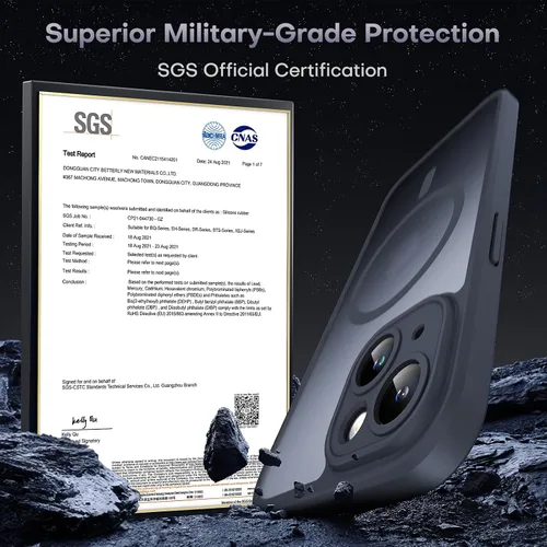 Vista 701 de TOCOL Funda para iPhone 11, compatible con Magsafe, protección completa de cámara, imanes integrados, protección contra caídas, funda translúcida