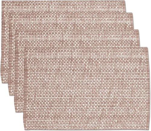 Vista 14 de Camino de mesa 100% algodón para mesas de comedor, rectangular, tejido de dos tonos, 72 x 13 pulgadas, suave y duradero, color negro (paquete de 1)