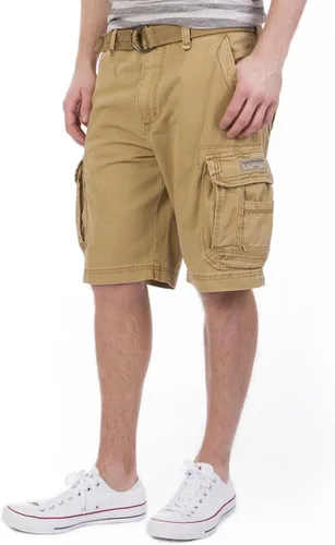 Vista 2 de Unionbay Survivor pantalones cortos de cargo con cinturón para hombre
