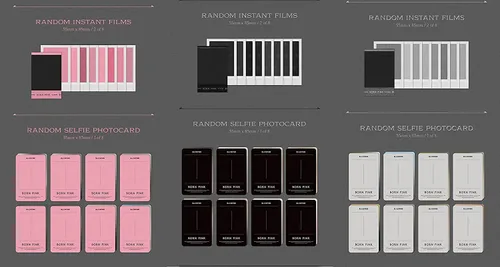 Vista 5 de Dreamus Black Pink - BORN PINK [versión de caja] 2do álbum + póster plegado [edición coreana] (PINK Ver.), YGP0181