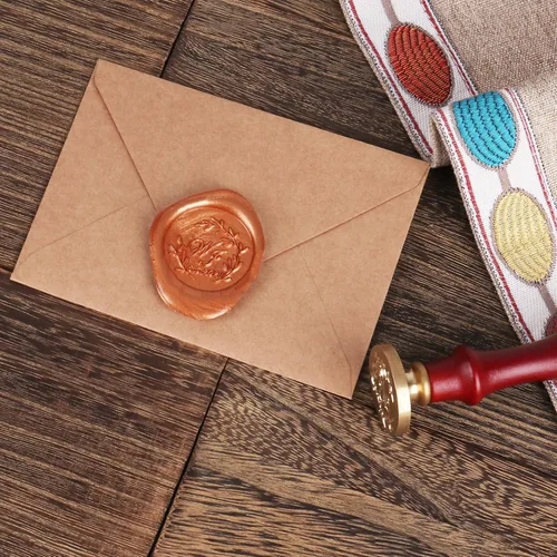 Vista 7 de Sello personalizado Sello de cera de invitación de boda personalizado Sube tu foto de logotipo (logotipo de la foto)